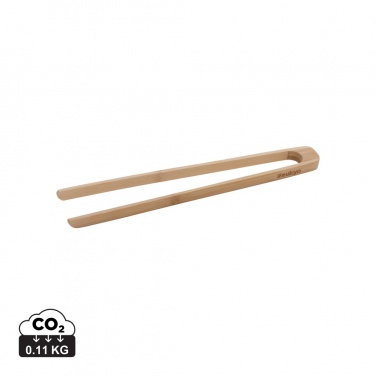 Logo trade promotional merchandise picture of: Ukiyo bamboo serving tongs